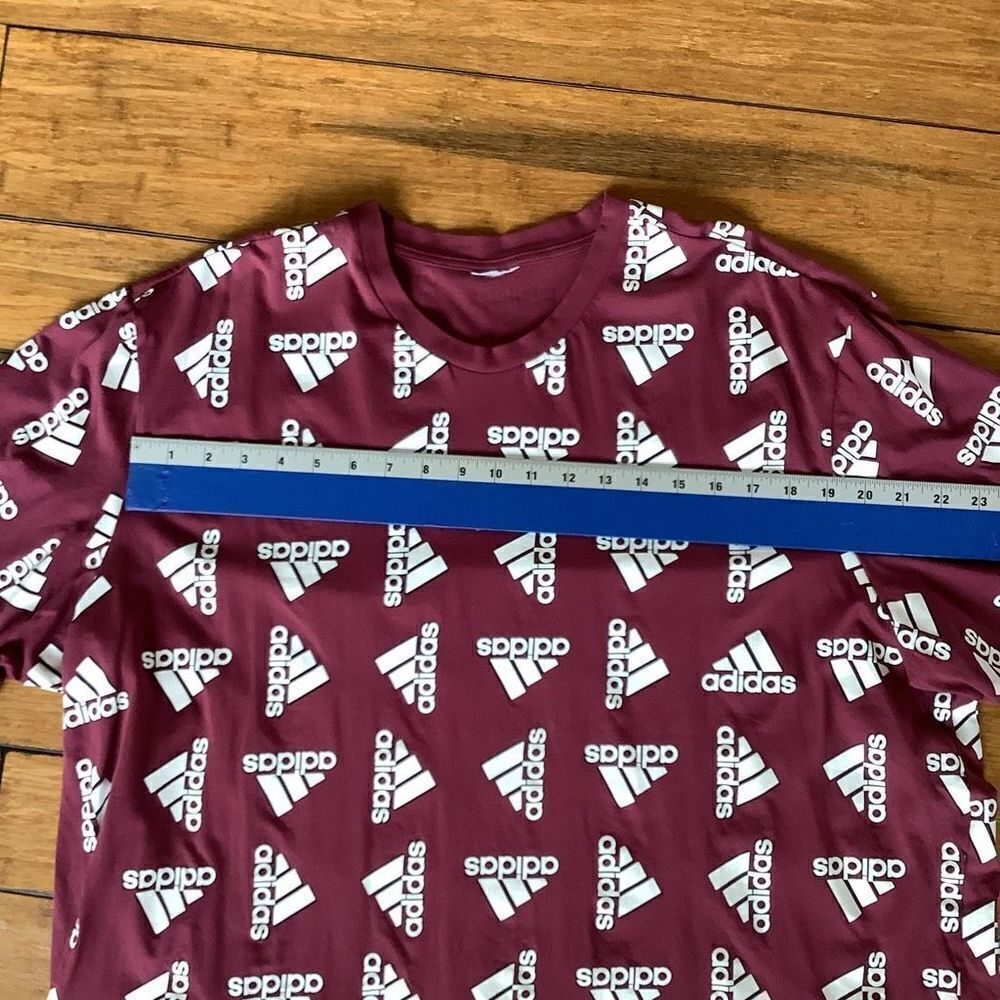 Adidas Mens Essentials Loose Giant Logo T-shirt - Picture 4 of 5